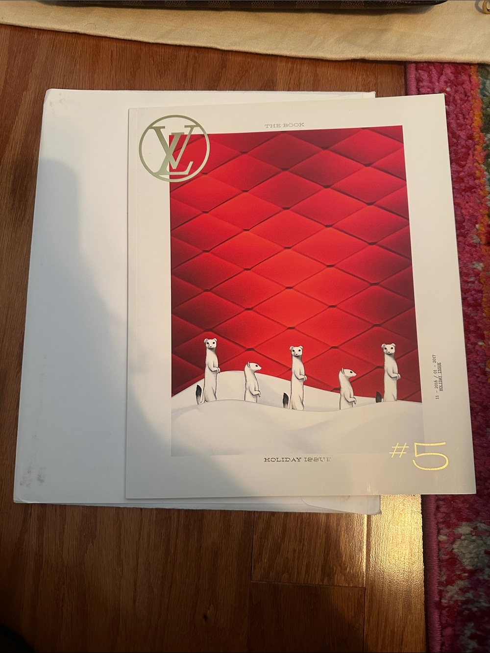 Louis Vuitton The Book #5 Holiday Issue 2016 + Original Sticker Sheets